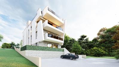 Zadar, Kozino, ylellinen kattohuoneisto 200 m merestä