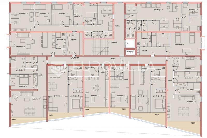Kaštel Sućurac, edificio commerciale e residenziale di 1.942 m² in una posizione attraente - 11
