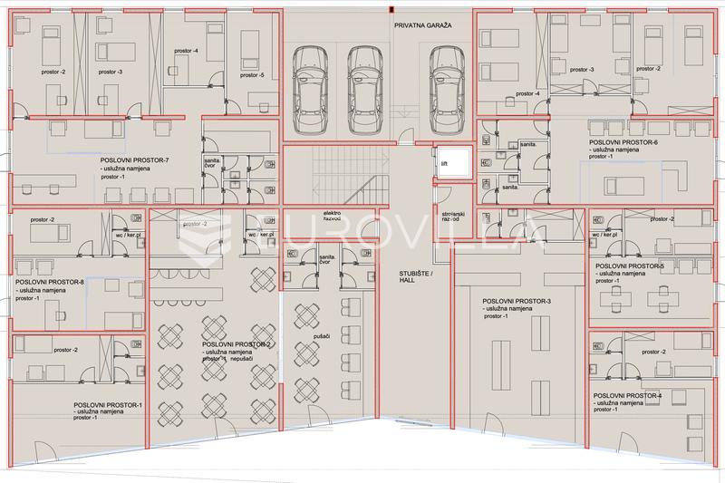 Kaštel Sućurac, edificio commerciale e residenziale di 1.942 m² in una posizione attraente - 12