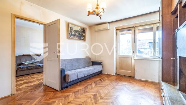 Zagreb, Pescenica, ettromsleilighet 43 m² i 1. etasje i et boligbygg