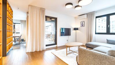 Zagreb, Vrbik, toromsleilighet på 66 m² med terrasse