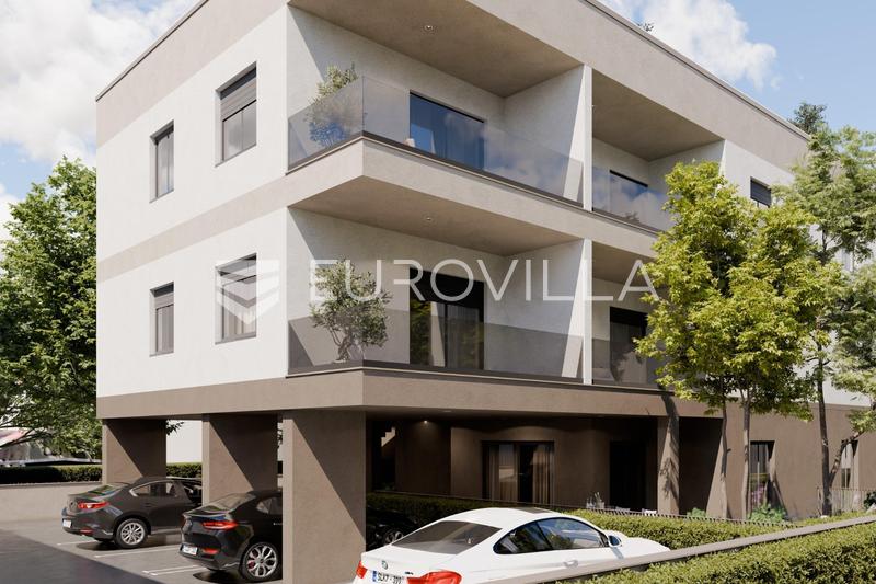 Strozanac, NUEVA PROMOCIÓN, apartamento de dos dormitorios en planta baja con jardín y aparcamiento, 69,87 m² 1 - 3