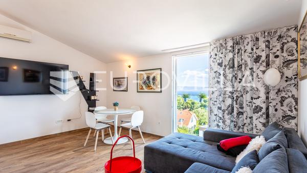 Split, Bacvice, dwupokojowe mieszkanie z pięknym widokiem, 60 m², wynajem długoterminowy