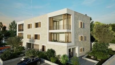 Otok Korčula, Lumbarda, apartman u novogradnji prvi red uz more
