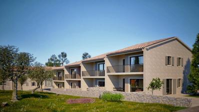 Istra, Rovinj okolica, Putini, dvosoban stan 65.72 m² s natkrivenom terasom na 1. katu
