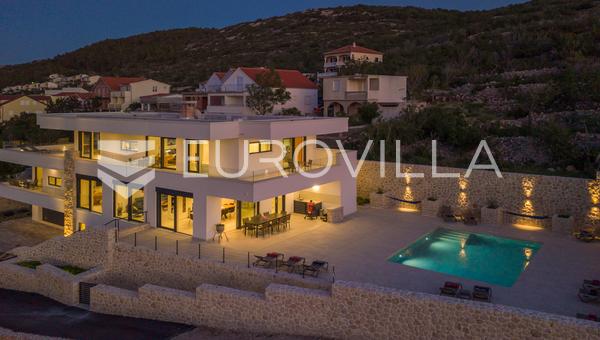 Zadar, Vinjerac — Villa de lujo exclusiva con vistas infinitas al mar, 683 m², a 250 m del mar