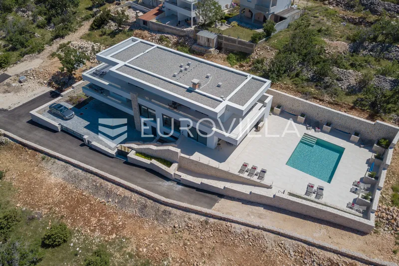 Zadar, Vinjerac, Ekskluzivna luksuzna vila s beskonačnim pogledom na more, 683 m², 250 m od mora 27