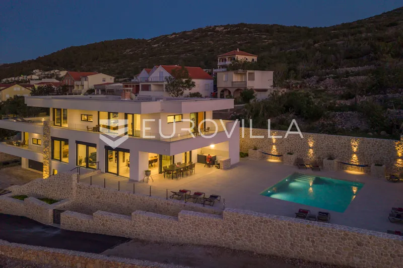 Zadar, Vinjerac, Ekskluzivna luksuzna vila s beskonačnim pogledom na more, 683 m², 250 m od mora 26