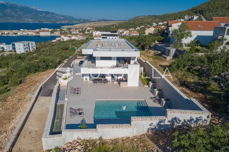 Zadar, Vinjerac, Ekskluzivna luksuzna vila s beskonačnim pogledom na more, 683 m², 250 m od mora 29