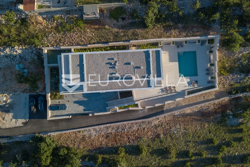 Zadar, Vinjerac, Ekskluzivna luksuzna vila s beskonačnim pogledom na more, 683 m², 250 m od mora 28