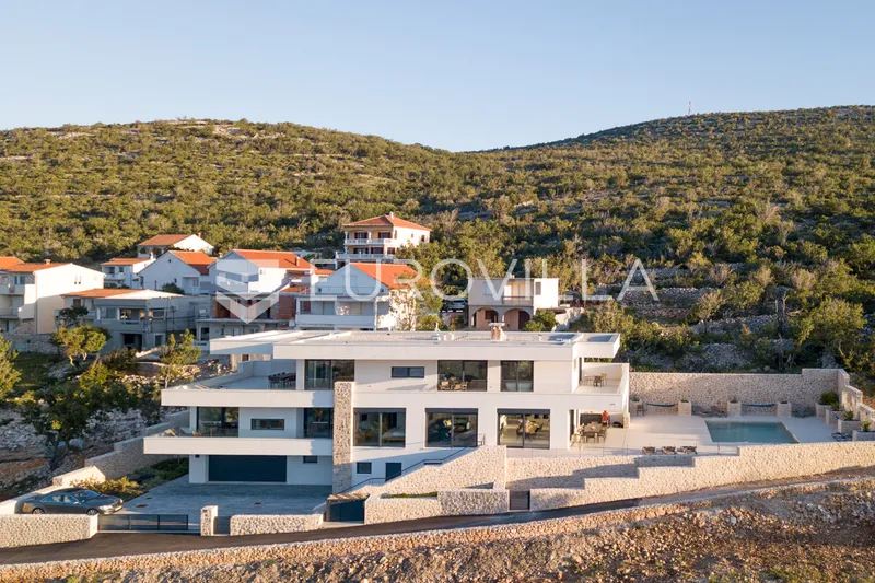 Zadar, Vinjerac, Ekskluzivna luksuzna vila s beskonačnim pogledom na more, 683 m², 250 m od mora 30