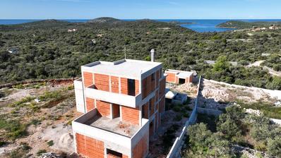 Rogoznica, Dvornica, luksuzna vila u izgradnji površine 450 m2
