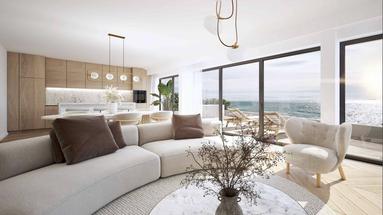 Opatija, Volosko, lüks beş yatak odalı daire 208,47 m² deniz manzaralı