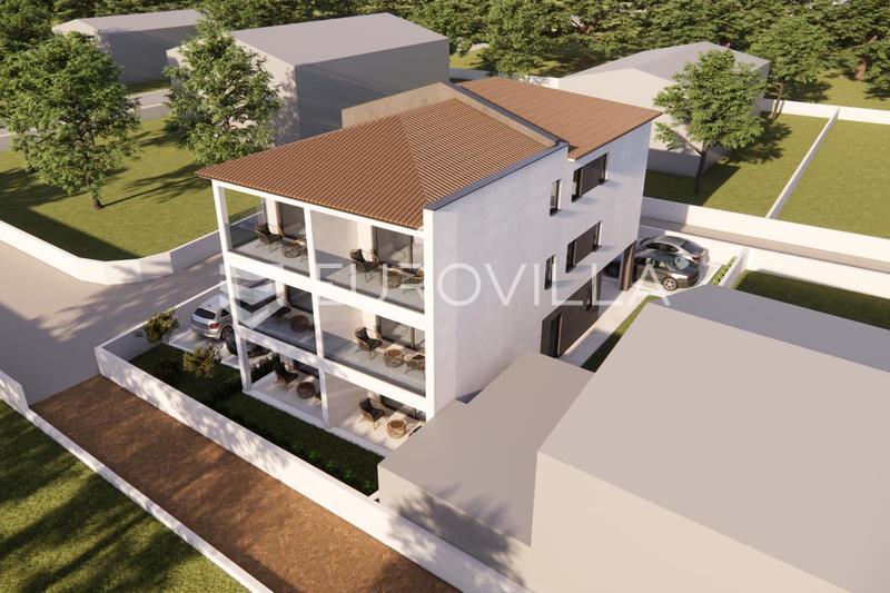 Istrien, Fažana - 45 m² markplanslägenhet med 33 m² privat trädgård, Nybyggnation 2027 - 5