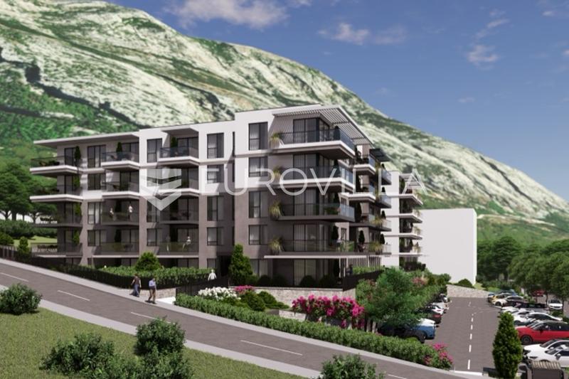 Makarska, novogradnja, jednosoban stan s pogledom na more