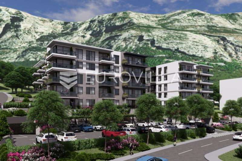 Makarska, novogradnja, jednosoban stan s pogledom na more