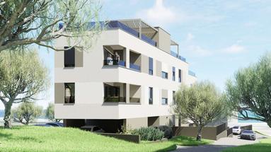 Podstrana, modern one-room apartment with parking space