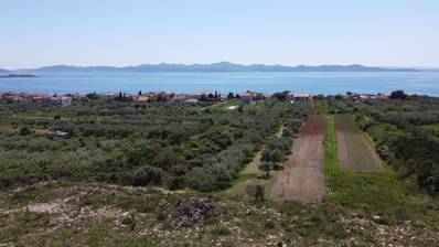 Zadar, Diklo, građevinsko zemljište s pogledom na more
