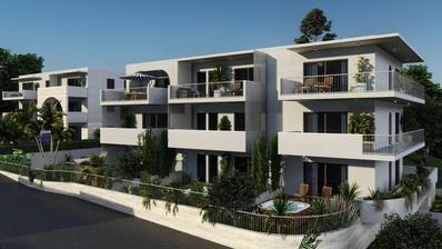 Trogir, Slatine, drugi red do mora, dvosoban stan na drugom katu površine 59 m², S10