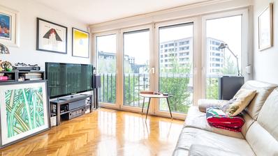 Zagreb, Savski gaj, 46 m² Dreizimmerwohnung mit Loggia