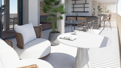 Istrien, Umag, luxuriöse Erdgeschosswohnung mit großer Terrasse und privatem Garten, S005