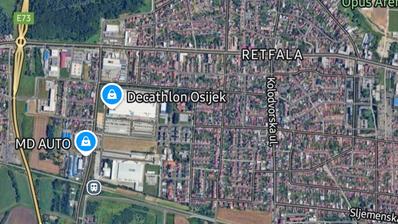 Osijek, Retfala, građevinsko zemljište, 998 m²