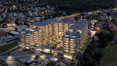 Zadar, Crvene Kuce - Přízemní byt 1+kk s velkou zahradou, 59,86 m²