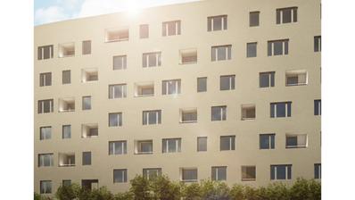 Zagabria, Dubrava, nuova costruzione, appartamento monolocale con loggia, 47 m²