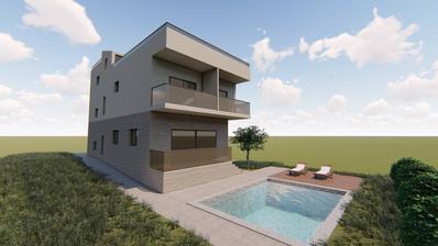 Istra, Ližnjan, građevinsko zemljište s građevinskom dozvolom i plaćenim komunalijama