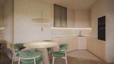 Istra, Umag — Green Tower Residence, luksuzan jednosoban stan s terasom na 2. katu