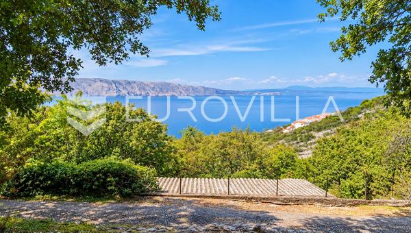 Senj, Pijavica, bouwperceel van 303 m² met prachtig uitzicht op zee