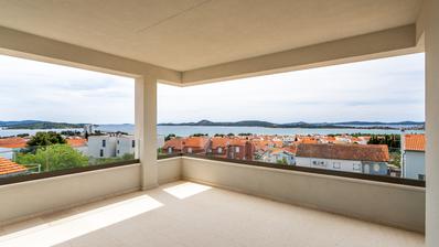 Vodice, NOVOGRADNJA, moderan trosoban stan s pogledom na more, 120,89 m², S5