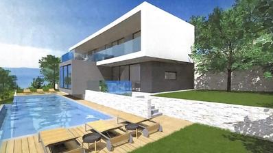 Načinovići, Building Land with a Building Permit for a House with a Swimming Pool