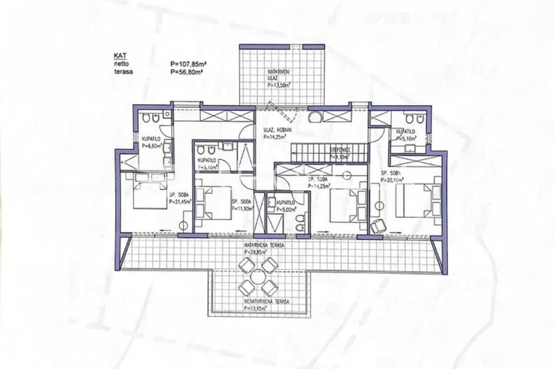 Nacinovici, Terreno edificabile con permesso di costruzione per una casa con piscina - 6