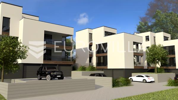 Zagreb, Perjavica, kolmen makuuhuoneen asunto 127,79 m², pohjakerros, UUSI RAKENNUS