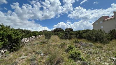 Pag, Mandre, atraktivní stavební pozemek 662 m2