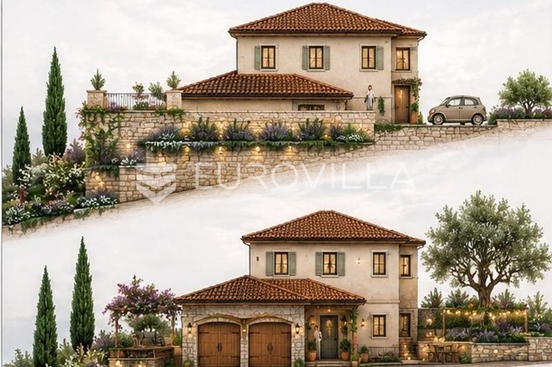 Istria, Višnjan - Building plot with a valid building permit and project - 3