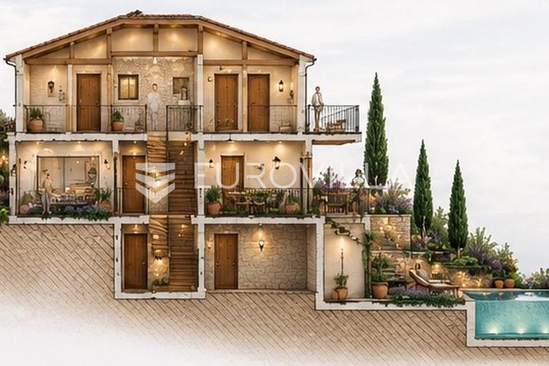 Istria, Višnjan - Building plot with a valid building permit and project - 4