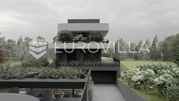 Zagreb, Gornja Dubrava, hermosa villa de nueva construcción, sin terminar, de 400m2 en una parcela de 2.405m2