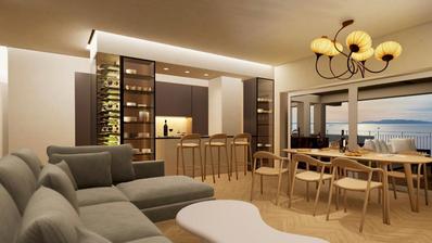 Rijeka, Kantrida, luksuzan trosoban penthouse površine 163 m²