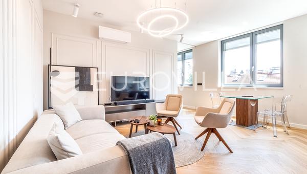 Zagreb, Centar, luksuriøs treværelses lejlighed på 83 m², NYBYGGET