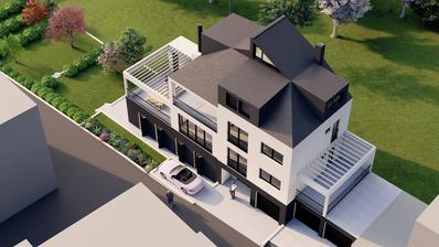 Zagreb, Gornji Bukovac, rohbau zgrada s dva stana 400 m² s 434 m² okućnice, građevinska dozvola
