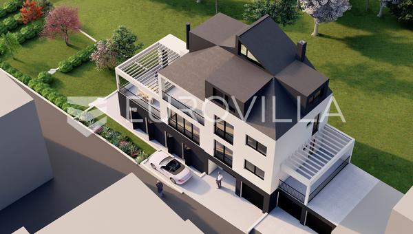 Zagreb, Gornji Bukovac, rohbau zgrada s dva stana 400 m² s 434 m² okućnice, građevinska dozvola