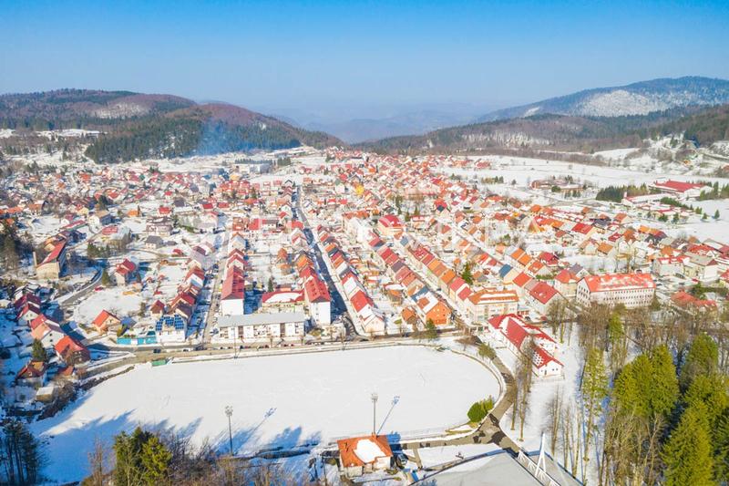 Delnice, land area of 1254 m² for building a family house