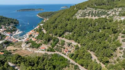 Otok Korčula, Blato, uvala Gršćica, poljoprivredno zemljište blizu mora
