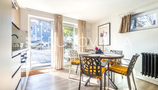 Zagreb, Gornja Dubrava, appartamento bilocale con terrazza e giardino 65 m², utenze incluse.