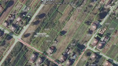 Vinkovci, Mirkovci, atraktivno zemljište 817 m² površine