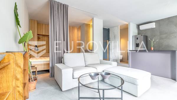 Zagreb, Petrova, vacker nyrenoverad enrumslägenhet på 38 m² med balkong