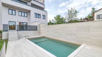 Zagreb, Šestine, luksuzan četverosoban stan s bazenom, NOVOGRADNJA, NKP 181 m2 + 2 VPM