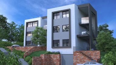 Zagreb, Maksimir, NIEUWBOUW, modern driekamerappartement 120,53 m²